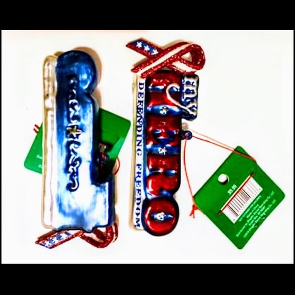 My Hero Defending Freedom Ornament - Picture 5 of 5